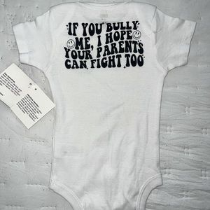 Custom made baby onesie 0-3 months